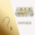 12Pcs Hollow Ball Shower Curtain Hooks Luxury Quality Rustproof Stainless Steel Shower Curtain Rings Hooks for Bathroom Rod (Gold)...