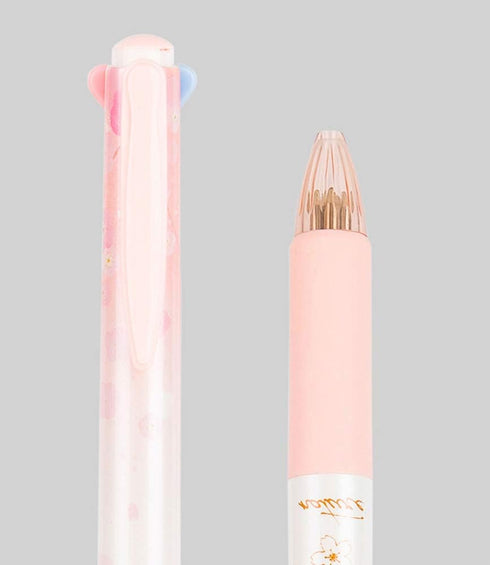 Cherry Multicolor Ballpoint Pens Set 0.7mm Ball Point Pen 4 Color Ink (Black, Blue, Red, Green) in One Retractable Ballpoint Pen (12pcs)......