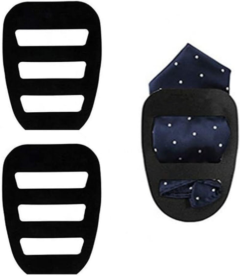 3 Pack Pocket Squares Holders, Accessories for Men Square Scarf Silk Handkerchief Keeper Fixed Clip Suit Accessories...