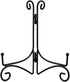 Black Iron Plate Stand, 6 Inch Plate Holder for Display, Small Metal Plate Display Stands for Cookbook, Picture Frame, Photo, Decorative Plates (6...