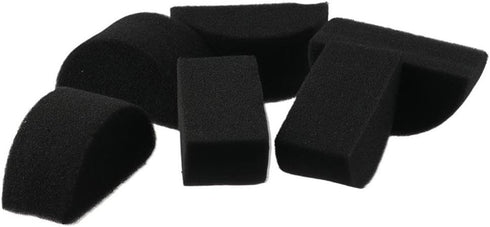 diyhub 45Pcs Face Paint Sponges Petals Half Moon Spades Face Painting Sponges Makeup Sponge Face Painting Supplies for Art Works...