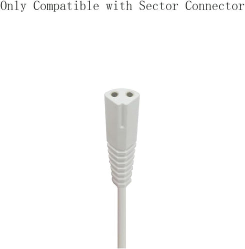 Charger for Waterpik Water Sector Connector Flosser Power Cord Adapter 5.9Ft - (Not fit 2 Prong Connector Series)...