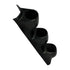 GlowShift Universal Black Triple Pillar Gauge Pod - Fits Any Make/Model - ABS Plastic - Mounts (3) 2-1/16" (52mm) Gauges to Vehicle's A-Pillar...