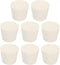 MECCANIXITY Rubber Tapered Plug 28mm to 37mm Solid Test Tubes Bungs Stopper White for Lab Home 8 Pieces...
