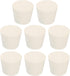 MECCANIXITY Rubber Tapered Plug 28mm to 37mm Solid Test Tubes Bungs Stopper White for Lab Home 8 Pieces...