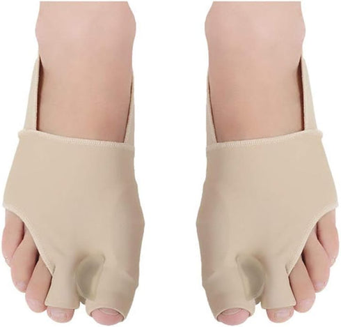 Bunion Straightener Protector Relief Sleeve w/Gel Bunion Stretchy Pads Cushioned Splint, Orthopedic Hallux Valgus Overlapping Corrector Bootie Gua...