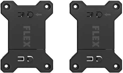 FLEX STACK PACK Storage System Adjustable Charger Mounts (2 Pack) - FS1606-2...