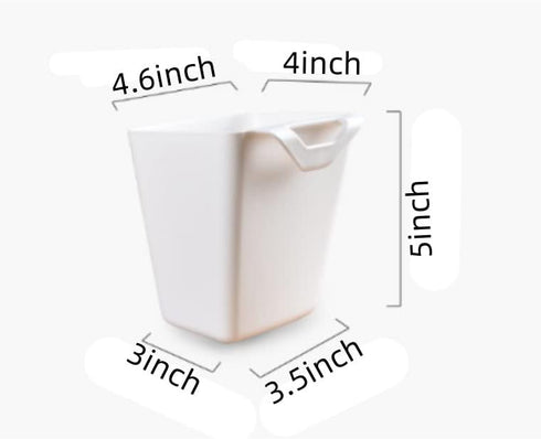 6 Pack Hanging Cup Holders, Wall Organizers, Rolling Cart Accessories Hanging Pen Holders Storage Containers Hanging Buckets for Home Decor Office...