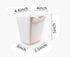 6 Pack Hanging Cup Holders, Wall Organizers, Rolling Cart Accessories Hanging Pen Holders Storage Containers Hanging Buckets for Home Decor Office...