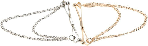 2Pcs Metal Shirt Collar Clips,Necktie Tie Clips Clip-on Collar Bar Pin Shirt Clip Men's Shirt Suit Collar Pin Prevent Exposure Buckle Neckwear Cli...