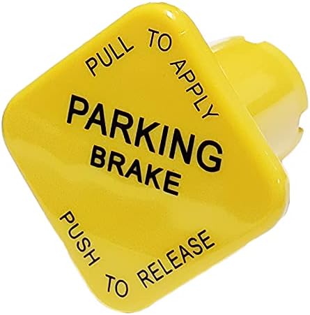 Torque Parking Air Brake & Air Supply Knobs Set, Yellow Parking Brake Knob and Red Trailer Air Supply Knob for Mv-3 Push-Pull Dash Valve | Replace...