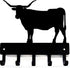 Texas Longhorn Steer Cow Key Rack - 9 inch Wide - Made in USA...