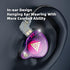 QKZ AK6 PRO Wired Earphone, 11mm Strong Magnetic Dynamic Headphone, Sports Running Earbuds, in Ear DJ Music Headset with Microphone (Colorful)...