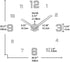 VANGOLD Wall Clock Big Wall Clocks for Living Room Decor, Decorative Wall Clocks Battery Operated (Black Wall Decor)...