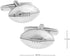 Football Pair Cufflinks in a Presentation Gift Box & Polishing Cloth...