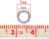 VALYRIA 500pcs Stainless Steel Open Jump Rings Connectors Jewelry Findings 7mm(1/4")...