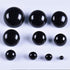 100 Pcs Sewing Shank Eyes Sew On Black Plastic Safety Eye Round Domed Buttons for Crafts DIY Big Large Size Diameter:5/8"(15mm)...