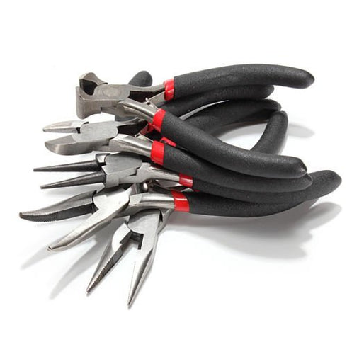 Tooth Needle Round Nose Pliers Tool Kit for Jewelry Making Tools 5pcs / 1 Set...
