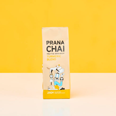 Prana Chai TURMERIC Blend 250 g - All-Natural, no sugars, no syrups, no concentrates, no preservatives. Only The Good Stuff...