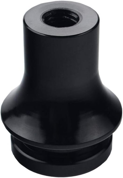 DEWHEL SHIFT KNOB BOOT RETAINER/ADAPTER for MANUAL GEAR SHIFTER LEVER 12X1.25 (Black)...