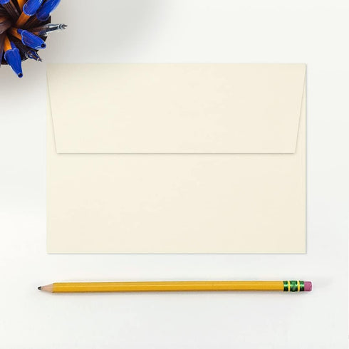LUXPaper A7 Invitation Envelopes | 5 1/4" x 7 1/4" | Natural | 70lb. Text | 50 Qty...