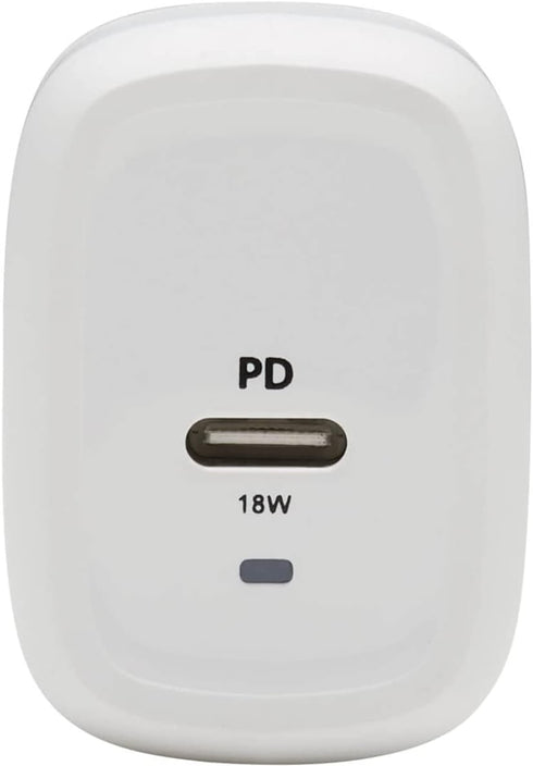 Tripp Lite USB Wall Charger USB C 18W Charging GaN Tech w/Lightning Cable (U280-W01-18C1-K)...