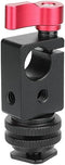 CAMVATE Camera Hot Shoe Mount Articulated with 15mm Rod Clamp Have 1/4"-20 Screw Hole to Attach DIY Accessories - 1435...