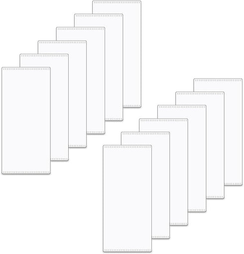 2 Set A6 Cash Envelopes No Tabs Zipperless Frosted PP No Holes Pockets 12 Sheets Budget Envelopes for Budgeting Wallet System Bill Folder Money Or...