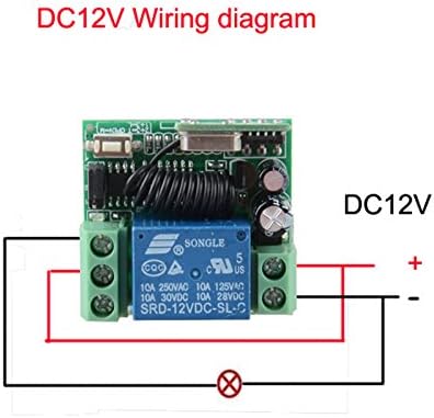 DC12V Door Access Remote Control Wireless Switch System Momentary Learning Transmitter Momentary Toggle Adjusted......