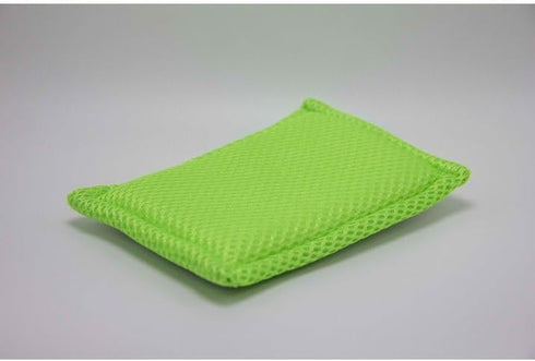 Reusable Sponges for Dishes, Odor Resistant Dishwashing Sponge, Non-Scratch Microfiber Mesh and Terry Cloth Sponges, Durable Dishwashing Sponges, ...
