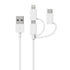 3 in 1 Charge & Sync Cable?for Phone 15/14,iPad, HTC,LG,Samsung Galaxy,Sony Xperia and More (2Pack,3.4ft)......