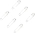 500 Pieces Safety Pins 20mm Small Sewing Pins Metal Mini Safety Pins for Home Office Art Craft Jewelry Making (XBZ/Silver)...