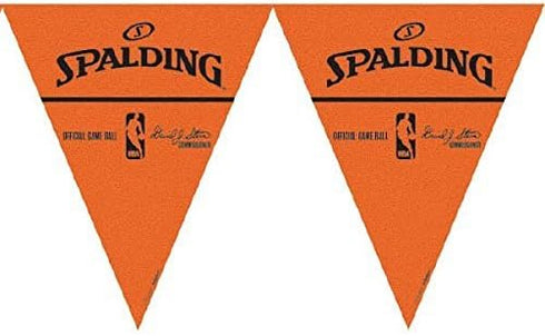 Spalding Pennant Banner - 12ft (Pack Of 6) - Perfect For Game Day & Sports-Themed Parties...
