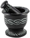 Celtic Knot Mortar & Pestle Set 3" Diameter & 2.5" High by New Age Imports, Inc. (SOB41-Soapstone Celtic Knot)...