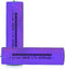 2 Packs 3.7V Button top Rechargeable Batteries for Headlamp, LED Flashlight, Electronic Devices etc Purple...