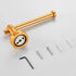 Gold Toilet Paper Holder, Wall Mount Toilet Paper Roll Holder for Bathroom, Washroom, Tools and Home Improvement...