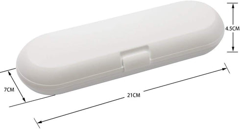 Plastic Electric Toothbrush Travel Case for Fairywill/TEETHEORY/Seago/Dnsly Series Sonic Electric Toothbrush, White...