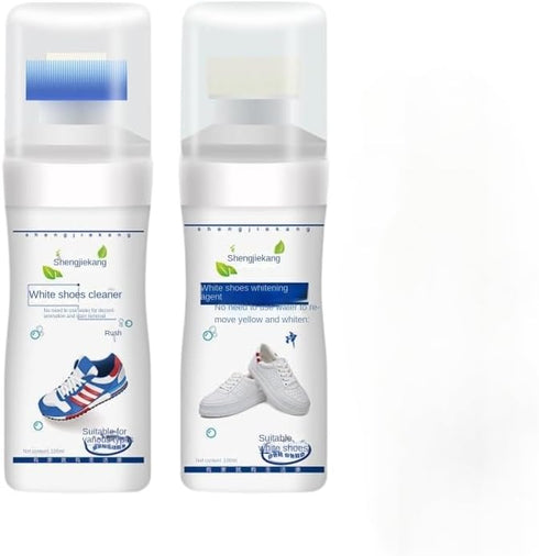 Shoe Cleaner+Shoe Whitener, Sneaker Cleaner, Brush-Shoe Cleaning Kit...