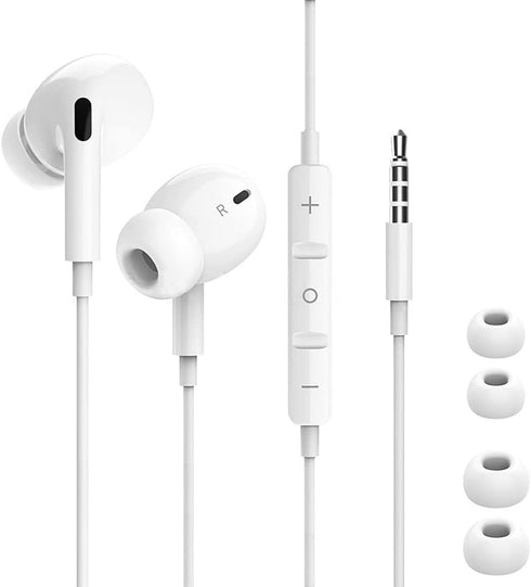 Kamon K531 Wired Earphones, 3.5mm Jack in-Ear Earbud Headphones with Mic, HiFi Stereo Powerful Bass Crystal Clear Audio...