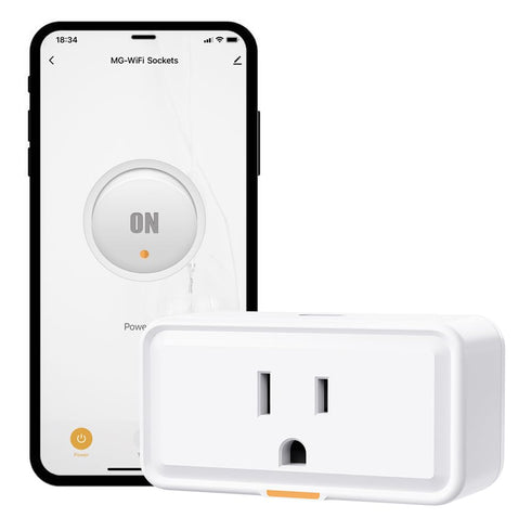 YIFAN Smart Plug 15A, Smart Home WiFi Outlet, C Smart Series Tuya Timer Outlet with Energy Monitoring, Remote Control, Compatible with Alexa, Goog...