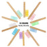 OUTIN Kids Bamboo Toothbrushes 20 Pcs Soft Bristles, Children Wood Toothbrush Colorful Eco Friendly Biodegradable Wooden Handle Tooth Brush, Multi...