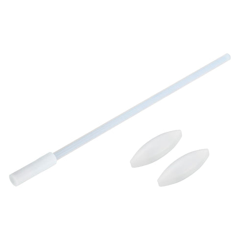 MECCANIXITY 1 Set Magnetic Stirrer Mixer Stir Bar Set, with 2pcs Olive Shape and 1pcs Straight Retriever Coating Magnet for Laboratory...