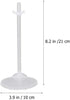 EXCEART 24pcs White Doll Stand Doll Support Rack Action Figure Display Rack for Window Doll Display Decoration Collection...