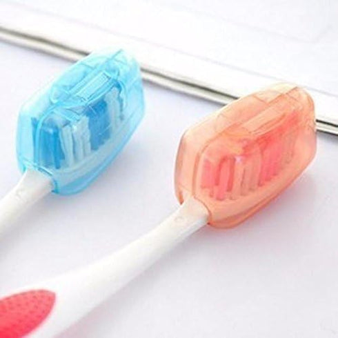 5Pcs Multicolour Travel Toothbrush Head Covers Cap,Toothbrush Case Protective Portable Plastic Clip for Manual Toothbrush, Household Travel, Campi...