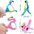 Beach Towel Clips, Sopito Jumbo Size Towel Clips for Beach Chairs Cruise Pool Patio or Daily Use-Secure Hang Seal, Set of 4 (Flamingo Parrot)...