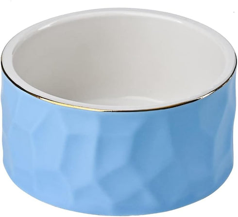 Ceramic Paper Clip Holder Ceramic Paper Clip Dispenser Organizer for Office Desk Binder Clip Holder (Blue)...