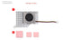Active Cooler for Raspberry Pi 5, Combines a Temperature-Controlled Blower Cooling Fan and an Alumium Heatsink and Thermal Pad to Accelerate Heat ...