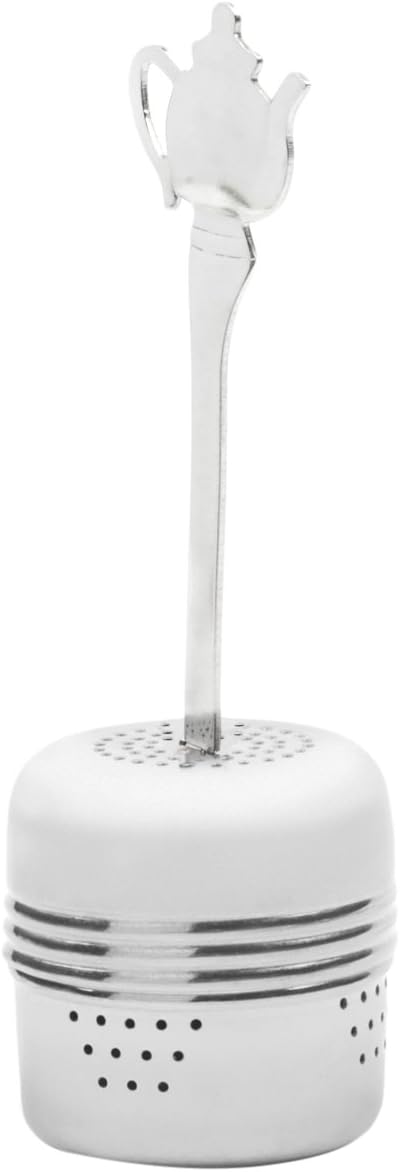 Fox Run Brands Silver Tea Infuser with Handle, 1.5 x 1.5 x 4.75 inches, Metallic...