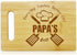 Everything Tastes Better Off Papa's Grill-Cutting Boards for Kitchen,Cute Bamboo Cutting Board,Papa Dad Cooking Gifts,Gifts for PAPA 10.6x7 Inch...