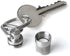 GUS Micro Pill Fob, Made in USA, Stainless Steel Keychain Pill Holder, Holds Two Emergency Aspirin, Ultra Compact Design...